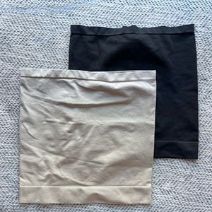 Two maternity belly bands size small/medium